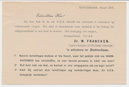 Briefkaart G. 24 V Particulier Bedrukt Rotterdam 1889 - Postal Stationery