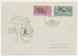 Cover / Postmark Germany / DDR 1959 Bee - Beaver - Owl - Sonstige & Ohne Zuordnung
