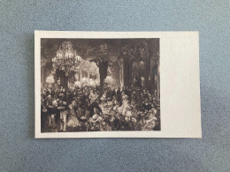 Adolph Von Menzel - Ballsouper Carte Postale Postcard - Peintures & Tableaux