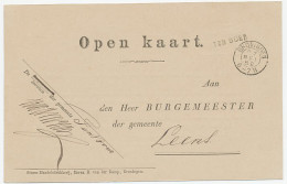 Naamstempel Ten Boer  - Lettres & Documents