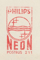 Meter Cover Netherlands 1958 Neon - Philips - Amsterdam - Electricité
