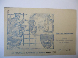 La Rochelle..(charente Maritime).."cachet Spécial Non Parvenu Dans La Forteresse De La Rochelle".31 Décembre 1944. - WW II