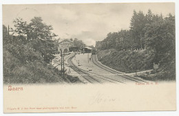 Prentbriefkaart Baarn - Station H.S.M. 1904 ( Uitgeest ) - Other & Unclassified