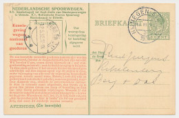 Spoorwegbriefkaart G. NS216 P - Nijmegen - Berg En Dal 1932 - Postwaardestukken