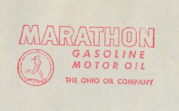 Illustrated Meter Cover USA 1950 Marathon - Ohio Oil Company - Motor Oil - Gasoline - Sonstige & Ohne Zuordnung