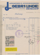 Omzetbelasting 3 CENT / 1.- GLD - Denekamp 1934 - Fiscale Zegels