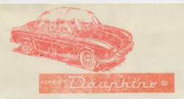 Meter Cut Denmark 1958 Car - Dauphine - Autos