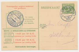 Spoorwegbriefkaart G. NS222 E - Locaal Te Valkenburg 1929 - Postwaardestukken