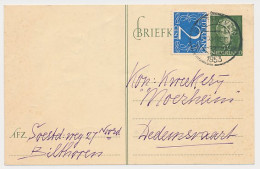 Briefkaart G. 300 / Bijfrankering Bilthoven - Dedemsvaart 1953 - Postwaardestukken