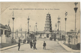 256 - Marseille - Exposition Coloniale - Rue Et Tour D' Annam - Koloniale Tentoonstelling 1906-1922