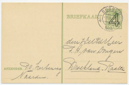 Briefkaart G. 250 Bussum - Broekland Raalte 1938 - Postwaardestukken