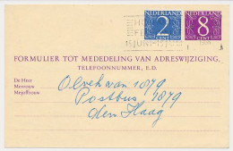Verhuiskaart G. 32 Rotterdam - Den Haag 1966 - Postwaardestukken
