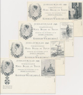 Briefkaart Geuzendam P33 A / D - Postwaardestukken
