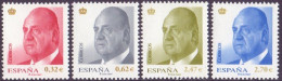 Spain Espagne Spanien 2009 King Juan Carlos I Definitives Set Of 4 Stamps MNH - Nuovi