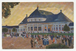 Postal Stationery Bayern 1910 Exhibition Munchen - Restaurant - Dogs - Ohne Zuordnung