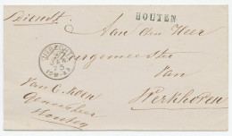 Naamstempel Houten 1873 - Covers & Documents