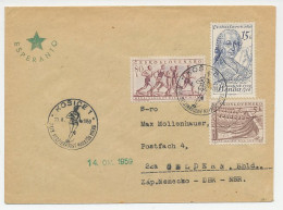 Cover / Postmark / Label Czechoslovakia1959 The International Peace Marathon - Autres & Non Classés