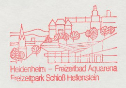 Meter Cut Germany 1987 Castle - Hellenstein Heidenheim - Castelli