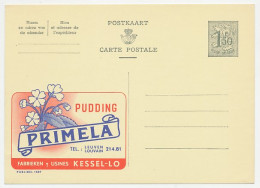 Publibel - Postal Stationery Belgium 1957 Flower - Primela - Pudding - Andere & Zonder Classificatie
