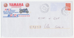 Postal Stationery / PAP France 2002 Motor - Yamaha - Motorbikes