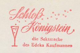 Meter Cut Germany 1972 Sekt - Champagne - Schloss Konigstein - Wein & Alkohol