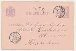 Bloemendaal - Kleinrondstempel Overveen 1887 - Unclassified