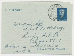 Luchtpostblad G. 4 Amsterdam - Phoenix USA 1952 - Postwaardestukken
