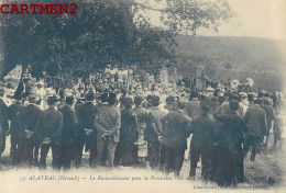 ALAYRAC LE RASSEMBLEMENT POUR LA PROCESSION 16 AOUT 1915 34 HERAULT - Autres & Non Classés