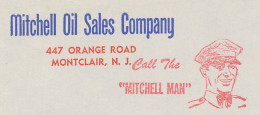 Meter Cut USA 1954 Attendant - Mitchell Oil - Altri & Non Classificati
