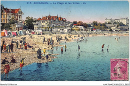 AAXP6-33-0492 - ARCACHON - La Plage Et Les Villas - Arcachon