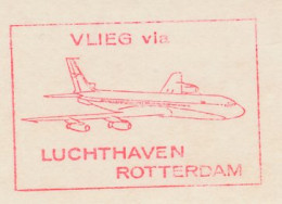 Meter Cut Netherlands 1989 Airport Rotterdam - Airplane - Flugzeuge