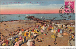 AAXP5-33-0444 - ARCACHON - CôTe D'Argent - La Plage Et La Grande JetéE - Arcachon