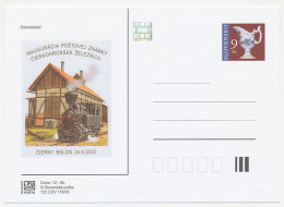 Postal Stationery Slovakia 2005 Steam Train - Trenes