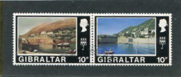 GIBRALTAR - 1971  10p  DEFINITIVE PAIR  FINE USED - Gibilterra