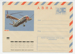 Postal Stationery Soviet Union 1972 Helicopter - Airplane  - Aviones