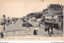 AAXP5-33-0383 - ARCACHON - Place Thiers Et Nouvelle Promenade - Arcachon