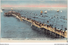 AAXP4-33-0376 - ARCACHON -Jetee Promenade -Un Jour De Fete -Les Regates  - Arcachon