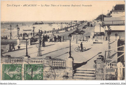 AAXP4-33-0371 - ARCACHON -La Place Thiers Et Le Nouveau Boulevard Promenade  - Arcachon