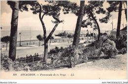 AAXP4-33-0352 - ARCACHON -Promenade De La Plage - Arcachon