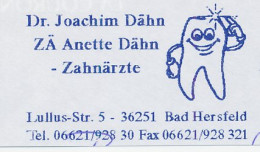 Meter Cut Germany 2001 Teeth - Molar - Médecine
