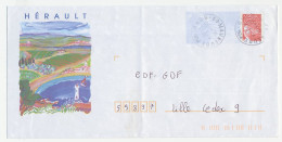 Postal Stationery / PAP France 2002 Lighthouse Hérault - Leuchttürme
