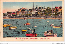 AAXP4-33-0335 - ARCACHON -Le Casino Et La Plage  - Arcachon