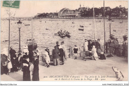 AAXP4-33-0314 - ARCACHON - Vue Prise De La Jetee -Promenade Sur Le Bassin Et Le Casino De La Plage  - Arcachon