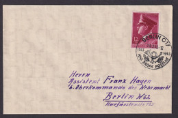 Deutsches Reich Brief An OKW Rüstungsamt Berlin Franz Hagen Selt SST 100 Jahre - Storia Postale