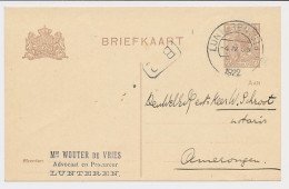 Briefkaart G. 122 Particulier Bedrukt Lunteren 1922 - Postal Stationery