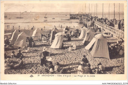 AAXP4-33-0305 - ARCACHON - La Plage Et La Jetee - Arcachon