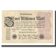 Billet, Allemagne, 2 Millionen Mark, 1923, 1923-08-09, KM:104b, TTB - 2 Millionen Mark