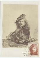 Maximum Card Netherlands 1956 Rembrandt - Self Portrait  - Andere & Zonder Classificatie
