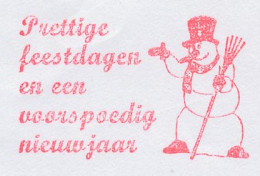 Meter Cut Netherlands 1998 Snowman  - Noël