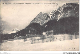 AAYP2-38-0179 - Le Couvent De La GRANDE-CHARTREUSE Et Le Grand Som Un Hiver - Chartreuse